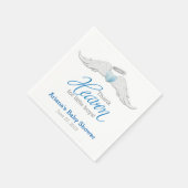 Godzijdank voor de kleine jongens Baby shower serv Servetten (Hoek)