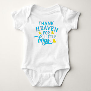 Godzijdank voor de kleine jongens bodysuit