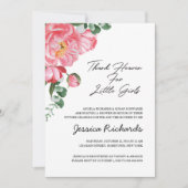 Godzijdank voor de uitnodiging voor de kleine meis (Voorkant)