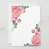 Godzijdank voor de uitnodiging voor de kleine meis (Achterkant)