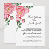 Godzijdank voor de uitnodiging voor de kleine meis (Voorkant / Achterkant)