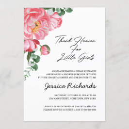 Godzijdank voor de uitnodiging voor de kleine meis