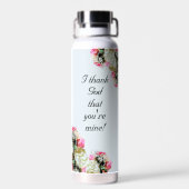 Godzijdank voor de zusters waterfles (Achterkant)