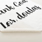 Godzijdank voor doulas sherpa deken (3/4)