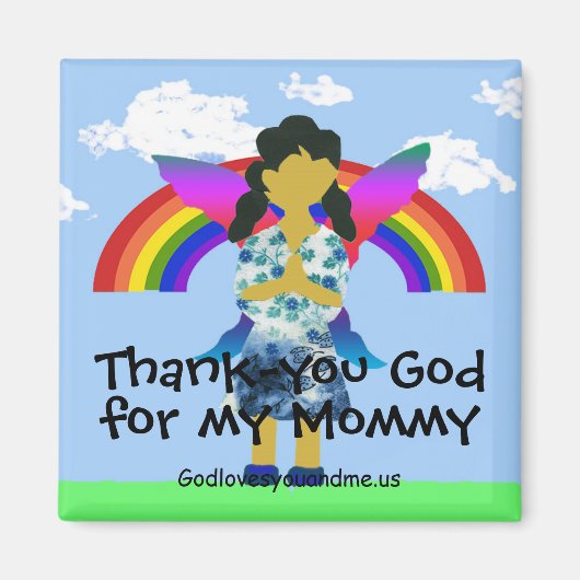 Godzijdank voor mijn mama magneet (Voorkant)