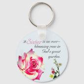 Godzijdank voor zuster sleutelhanger (Voorkant)