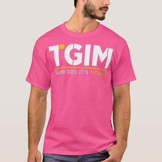 Godzijdank zijn maandag t-shirt (Voorkant)