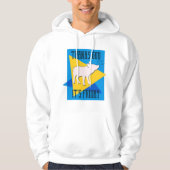 Godzijdank zijn vrijdag hoodie (Voorkant)