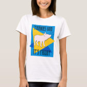 Godzijdank zijn vrijdag t-shirt (Voorkant)