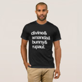 Godzijdse Amanda Bunny en Ru T-shirt (Voorkant volledig)