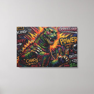 GODZILLA. CANVAS AFDRUK