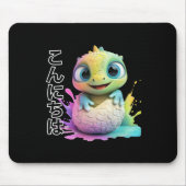 Godzilla in Japan Sticker Muismat (Voorkant)