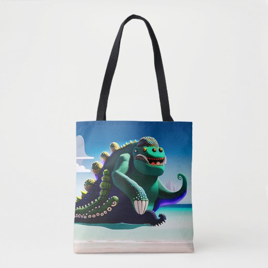 Godzilla Tote Bag (Voorkant)