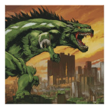 Godzilla zoals Kaiju Monster