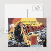 Godzillary - Koningin van de Monsters Briefkaart (Voorkant / Achterkant)