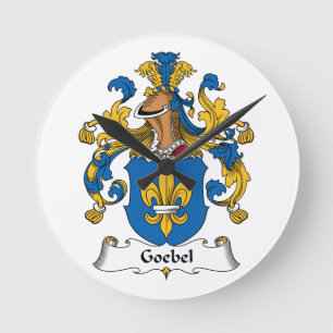 Goebel Family Crest Ronde Klok