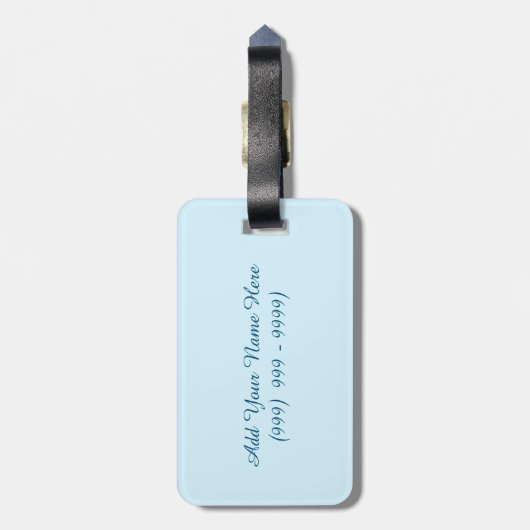 Goed aan boord Personeel Bagagelabel (Achterkant verticaal)