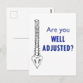 Goed aangepast briefkaart (Voorkant / Achterkant)