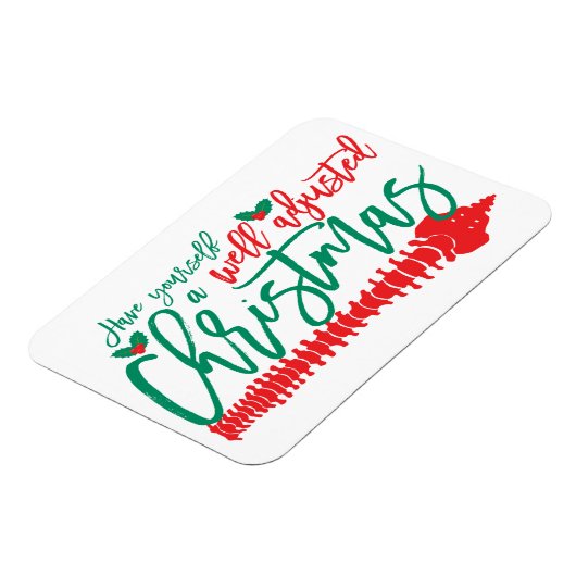 Goed aangepaste kerstchiropraktijk magneet (Linkerzijde)