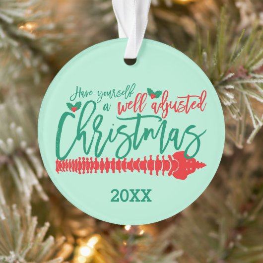 Goed aangepaste kerstchiropraktijk ornament (Boom)