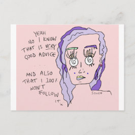 Goed advies | Afdrukken Briefkaart | #overhear