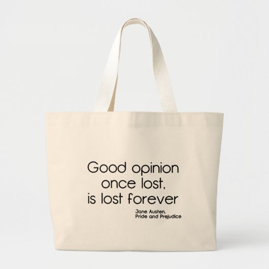 Goed advies grote tote bag (Voorkant)