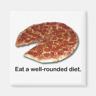 Goed afgeronde Diet Square Magnet