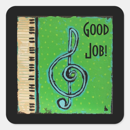 Goed Baan piano student stickers (Voorkant)