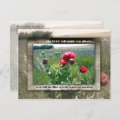 Goed beheerde tuin briefkaart (Voorkant / Achterkant)