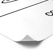 Goed belastingdocument Conceptueel Poster (Hoek)