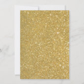 Goed bespeelde quarantaine Foto Modern Gold glitte Aankondiging (Achterkant)