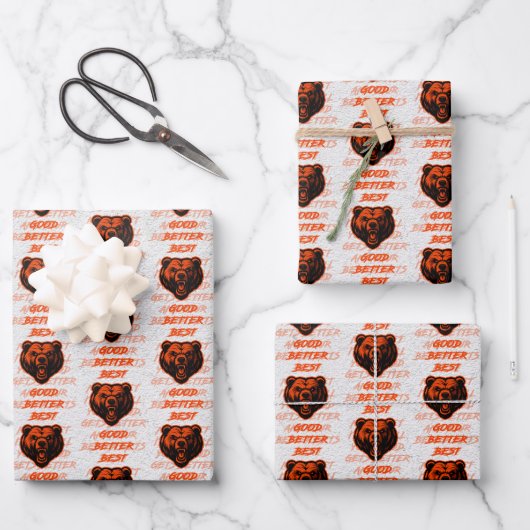 Goed Beter Best Laat Het Nooit Rusten Inpakpapier Vel (Voorkant)