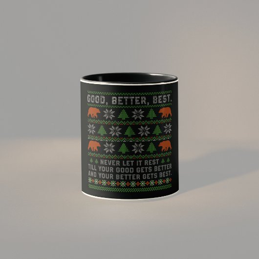 Goed Beter Best Laat Het Nooit Rusten Kerstcitaten Mok