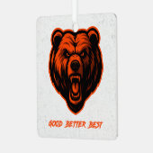 Goed Beter Best Laat Het Nooit Rusten Metalen Ornament (Voorkant links)