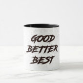 Goed Beter Best Laat Het Nooit Rusten Mok (Midden)