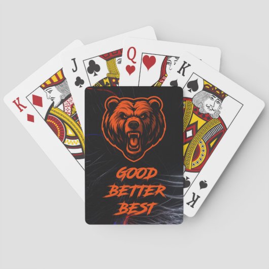 Goed Beter Best Laat Het Nooit Rusten Pokerkaarten (Achterkant)