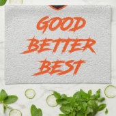 Goed Beter Best Laat Het Nooit Rusten Theedoek (Gevouwen)