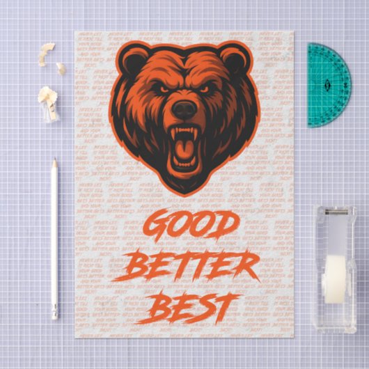 Goed Beter Best Laat Het Nooit Rusten Tissuepapier (Craft)