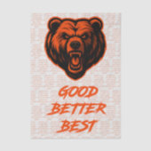 Goed Beter Best Laat Het Nooit Rusten Tissuepapier (Voorkant)