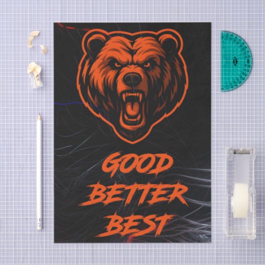 Goed Beter Best Laat Het Nooit Rusten Tissuepapier (Craft)