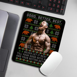 Goed Beter Best Ugly Kerstmis Maatwerk Foto's Muismat