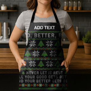 Goed Beter Best Ugly Kerstmis Maatwerk Foto's Schort