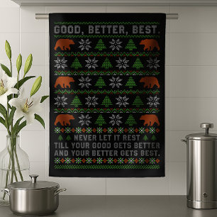 Goed Beter Best Ugly Kerstmis Maatwerk Foto's Theedoek