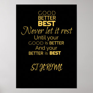 Goed, beter, beste Poster