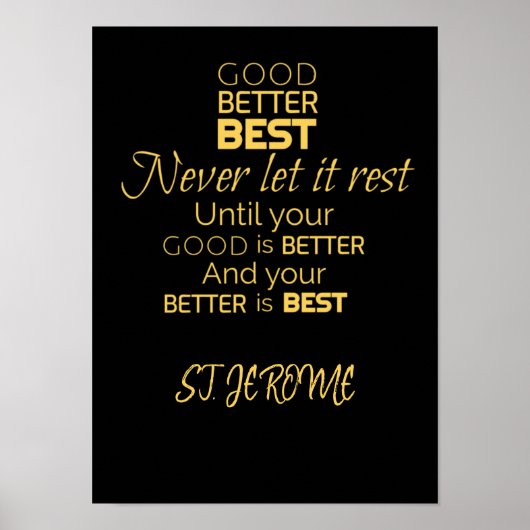 Goed, beter, beste Poster (Voorkant)