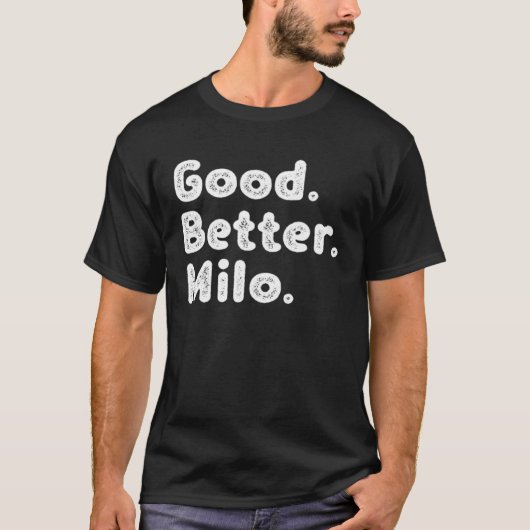 Goed beter Milo T-shirt (Voorkant)