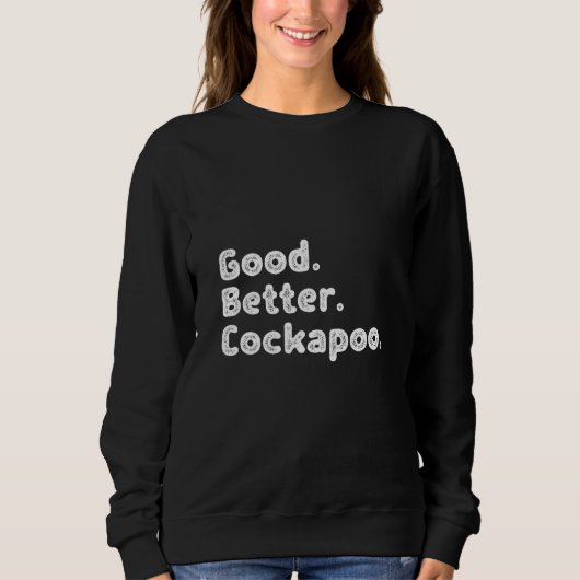 Goed betere Cockapoo Trui (Voorkant)
