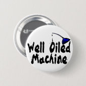 Goed bevuilde machine ronde button 5,7 cm (Voorkant /achterkant)