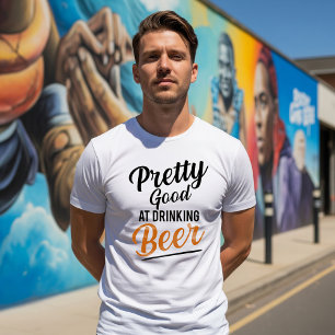 goed bij Drink bier T-shirt