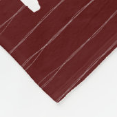 Goed bij kranen - Maroon Fleece Blanket Deken (Hoek)